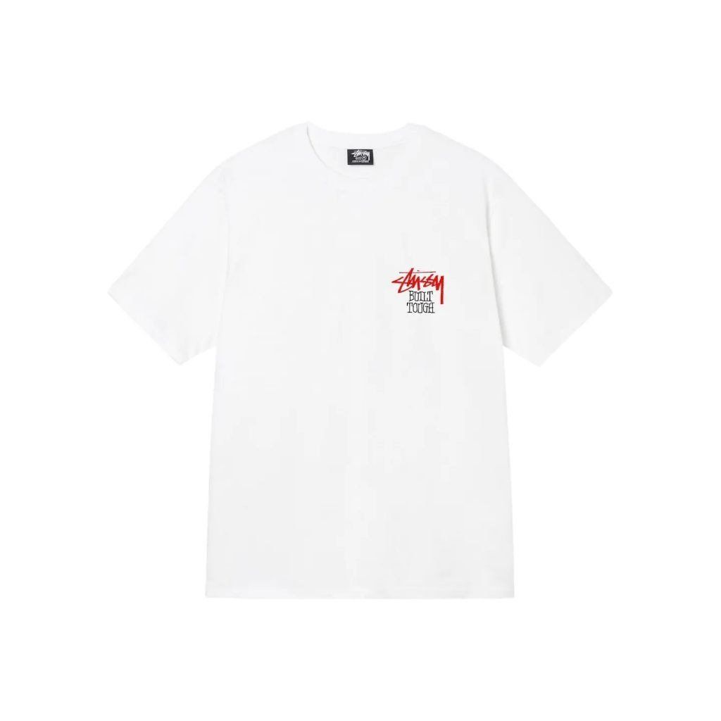  Áo Stussy [Unisex] - Built Tough Bear - White 