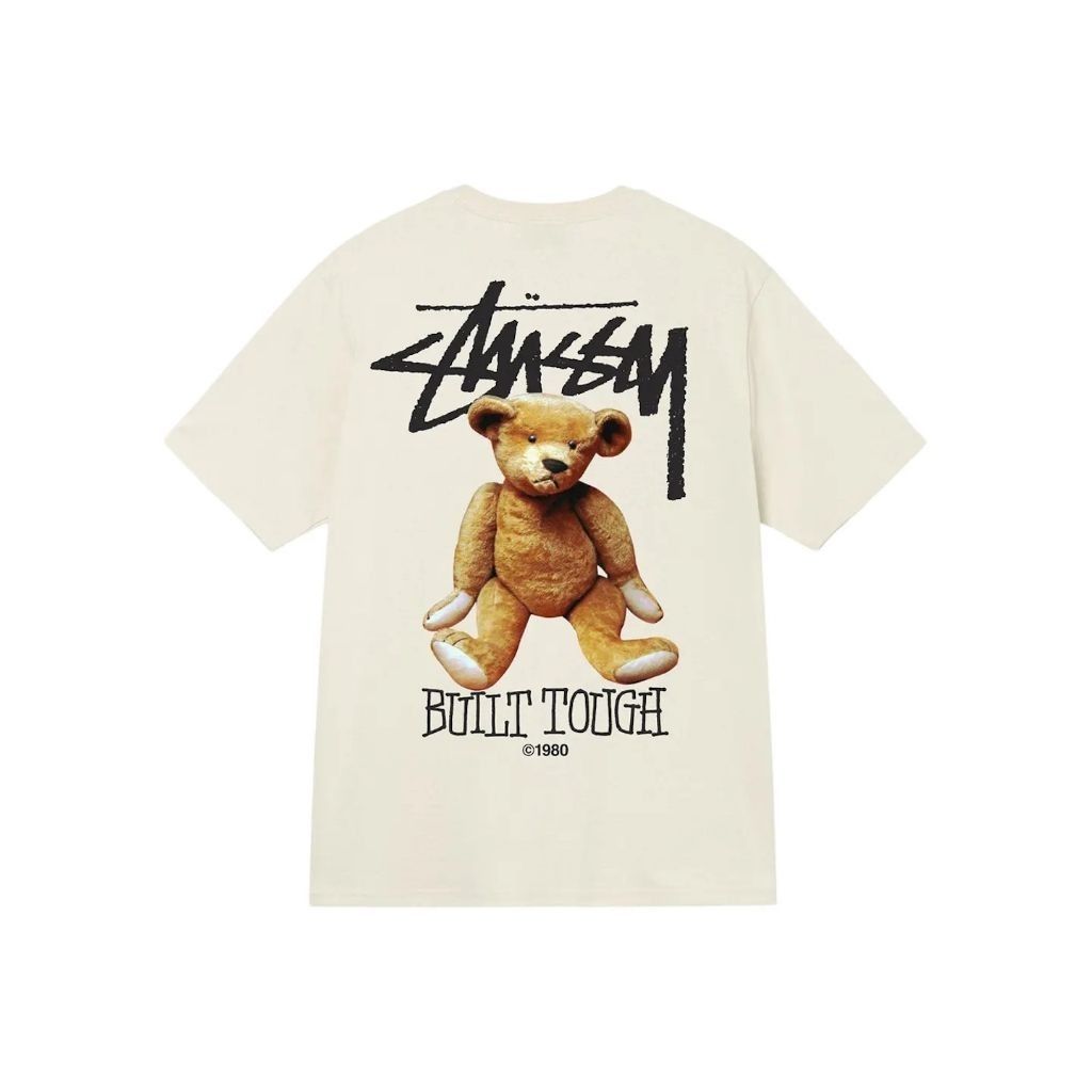  Áo Stussy [Unisex] - Built Tough Bear - Beige 