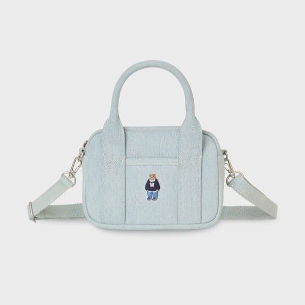 Túi Đeo Chéo WHOAU - Steve Denim Pocket Cross Blue - WHBGG2324A