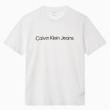  Áo Thun CALVIN KLEIN [Unisex] - Playera Logo Hombre Azul - 4RAB810 