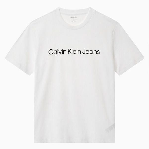 Áo Thun CALVIN KLEIN [Unisex] - Playera Logo Hombre Azul - 4RAB810