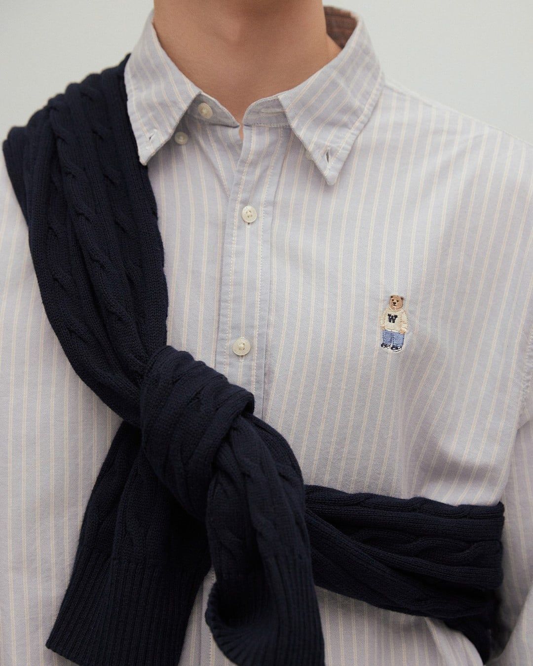  Áo Sơ Mi WHOAU [Unisex] - Steve Oxford Shirt Mix - WHYWF2311U 