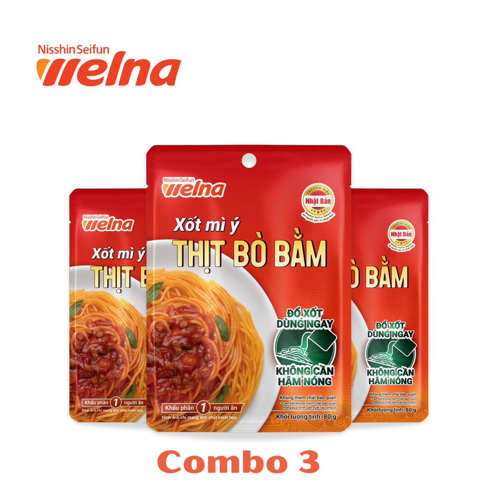 Xốt Mì Ý Thịt Bò Bằm 80G