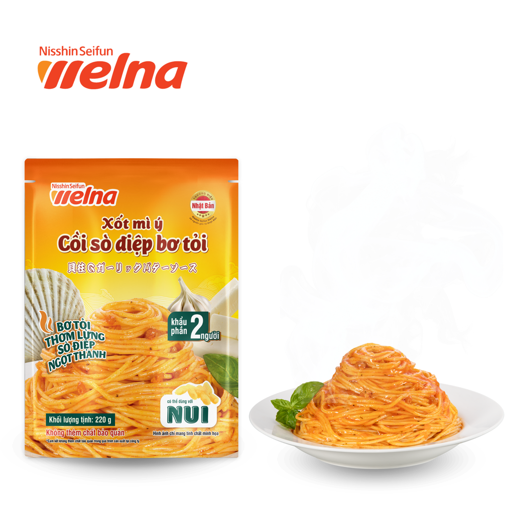 Xốt Mì Ý Cồi Sò Điệp Bơ Tỏi 220G