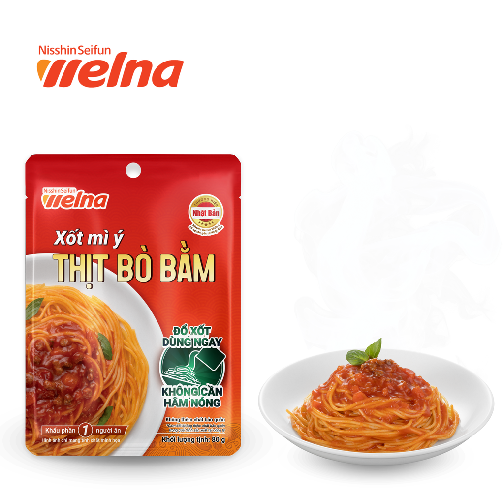 Xốt Mì Ý Thịt Bò Bằm 80G