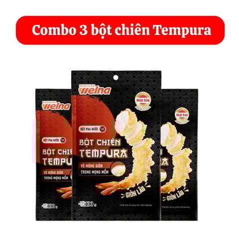  Combo 3 Gói Bột Chiên Tempura 100g 