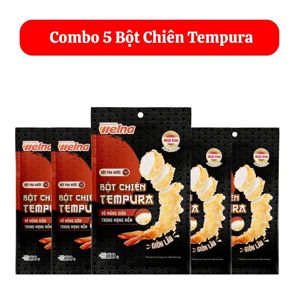 Combo 5 Gói Bột Chiên Tempura 100g