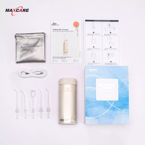  Máy tăm nước cầm tay Maxcare Travel Size UltraClean Max456Pro 