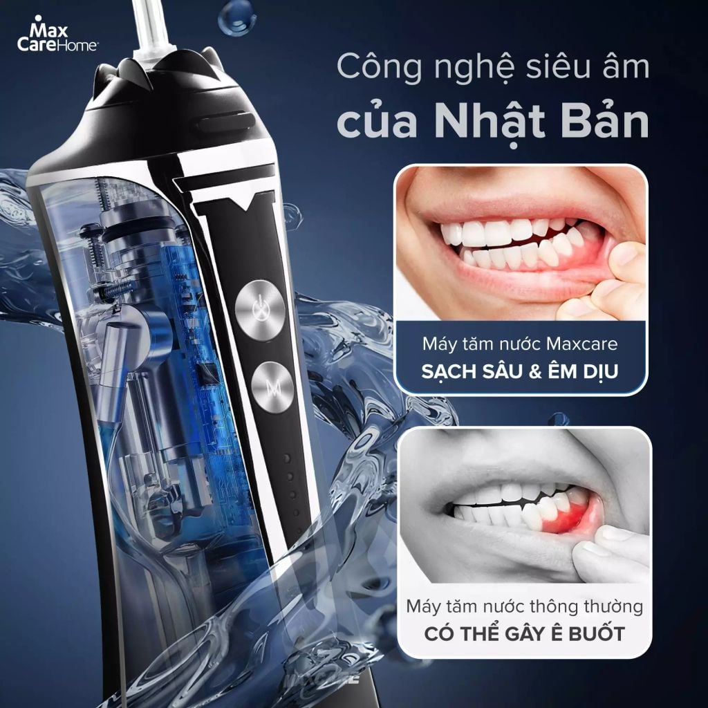 Máy tăm nước công nghệ Nhật Bản Maxcare Max468Prime