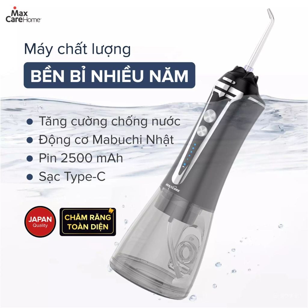 Máy tăm nước công nghệ Nhật Bản Maxcare Max468Prime