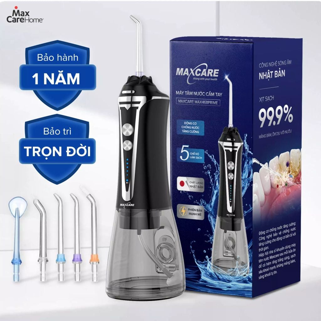 Máy tăm nước công nghệ Nhật Bản Maxcare Max468Prime