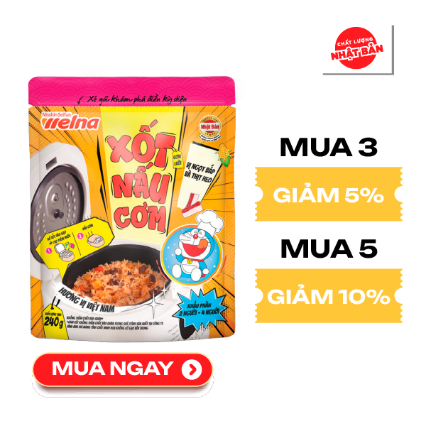 Xốt Nấu Cơm Vị Ngọt Khoai Lan Và Bắp