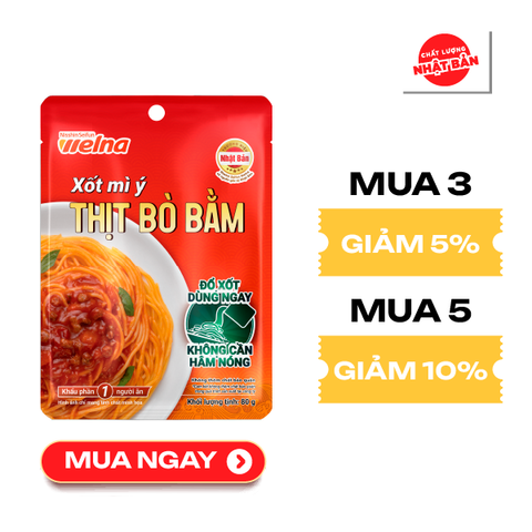  Xốt Mì Ý Thịt Bò Bằm 80G 