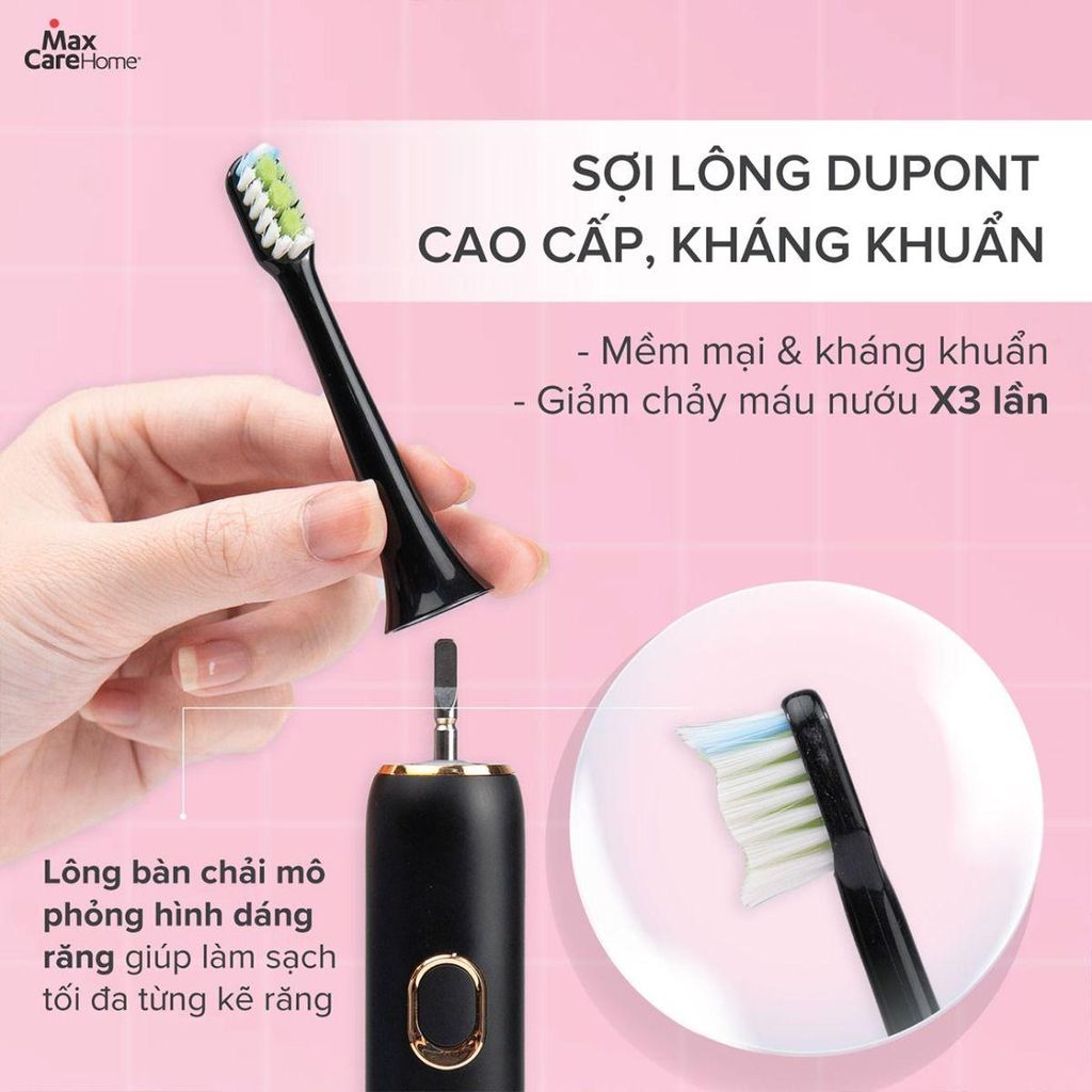 Bàn chải điện làm sạch sâu Maxcare Hera Whitening SE