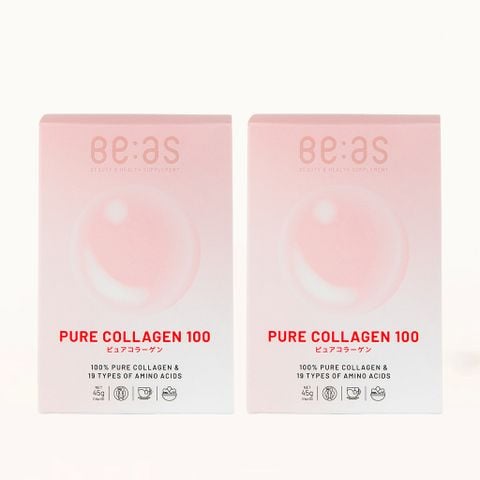  ( Combo 2 Hộp ) Thực phẩm bảo vệ sức khỏe PURE COLLAGEN 100 (1,5 g x 30 gói) 