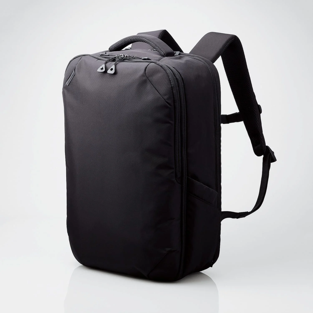 Balo công sở Elecom BM-BPBGBK dung tích lớn, phù hợp đi công tác dài ngày | Sức chứa 25L, Laptop 15.6 inch
