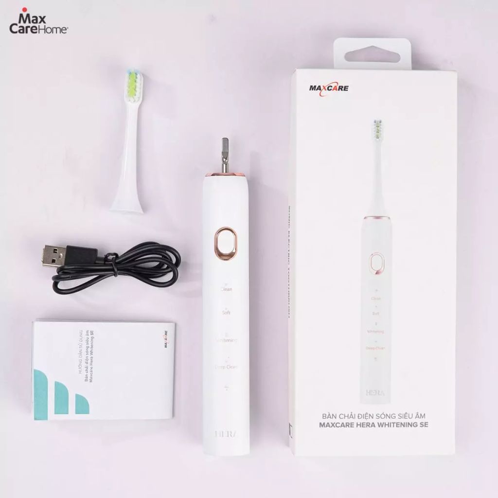 Bàn chải điện làm sạch sâu Maxcare Hera Whitening SE