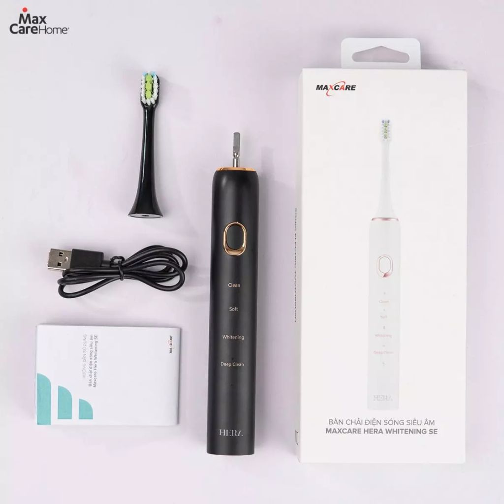 Bàn chải điện làm sạch sâu Maxcare Hera Whitening SE