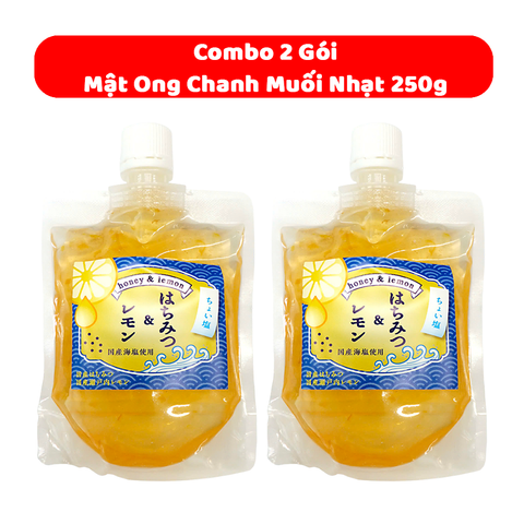  Combo 2 Gói Mật Ong Chanh Muối Nhạt 