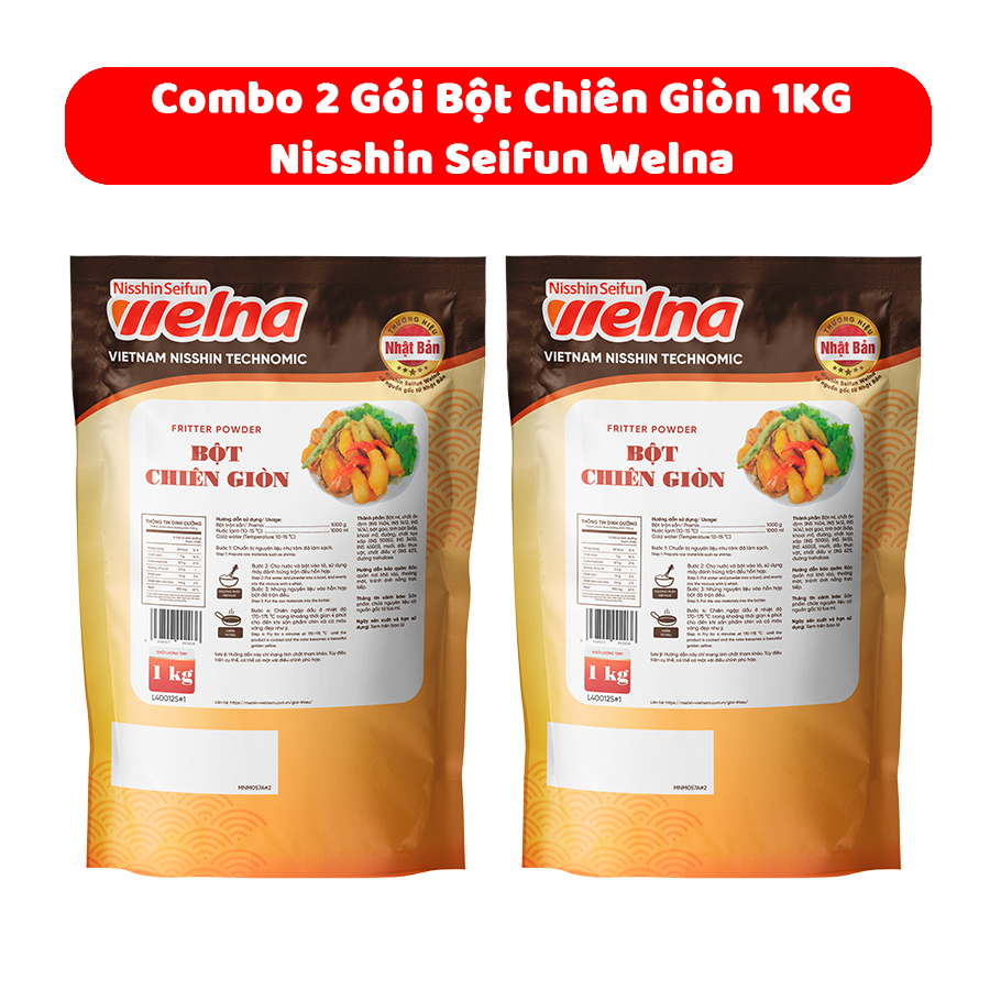 Bột Chiên Giòn 1KG Nisshin Seifun Welna