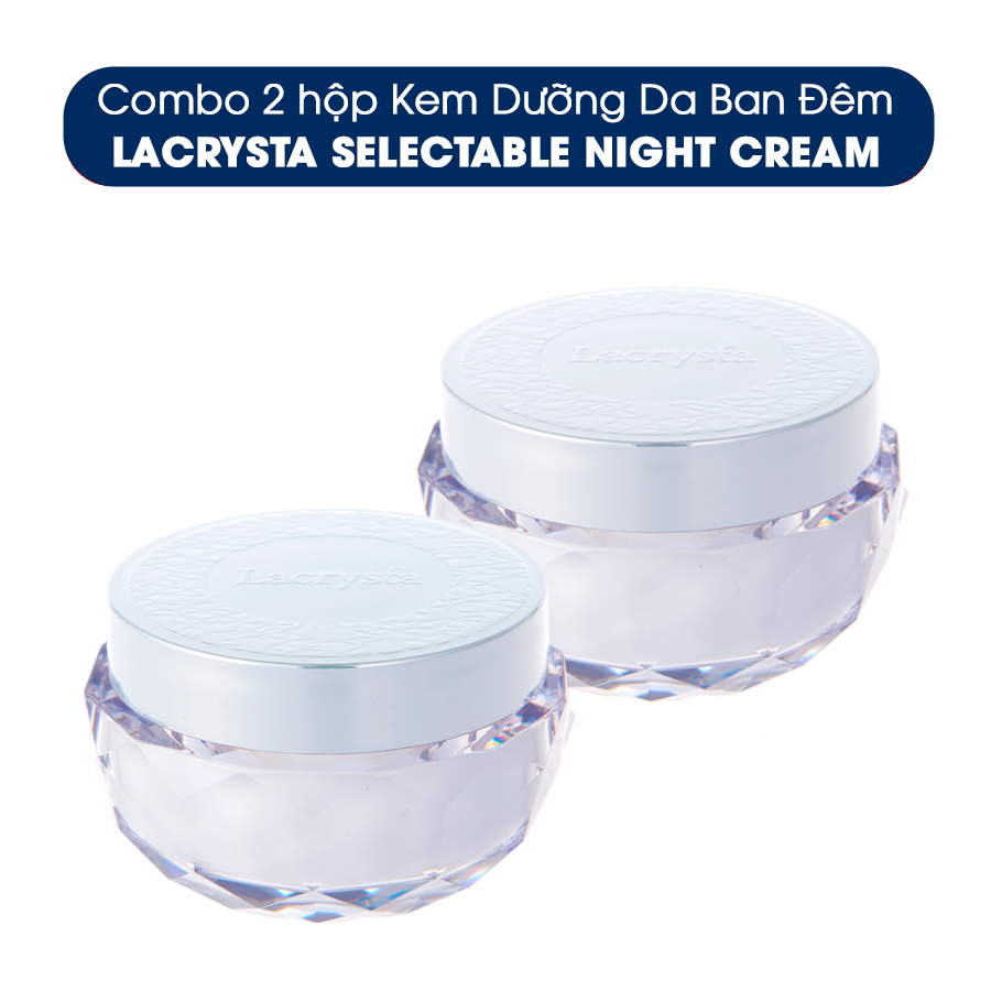  Combo 2 Hộp Kem Dưỡng Da Ban Đêm LACRYSTA SELECTABLE NIGHT CREAM 