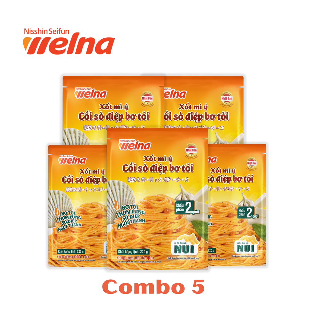 Xốt Mì Ý Cồi Sò Điệp Bơ Tỏi 220G