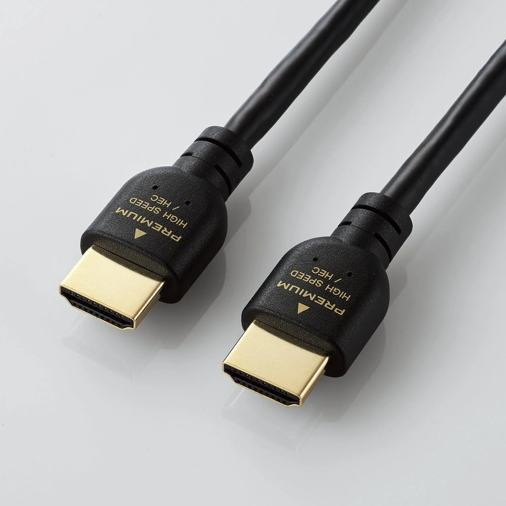 Cáp HDMI Elecom DH-HDPS14E - 5m | Hỗ trợ 4K 60Hz, HEC, 3 lớp dày dặn