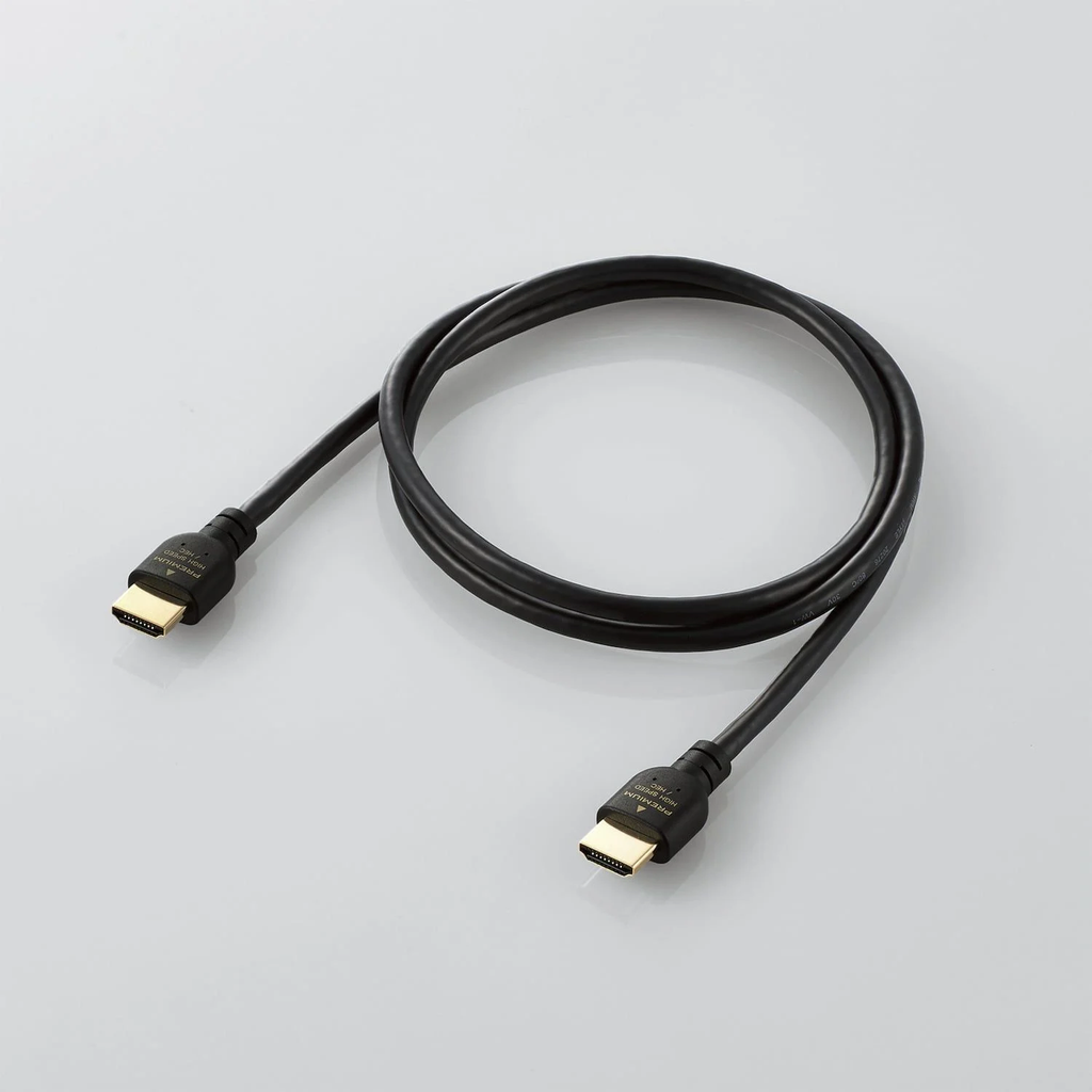 Cáp HDMI Elecom DH-HDPS14E - 1m | Hỗ trợ 4K 60Hz, HEC, 3 lớp dày dặn