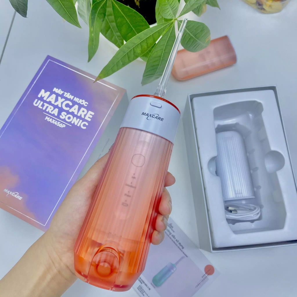 Máy tăm nước cầm tay Maxcare UltraSonic Max456P