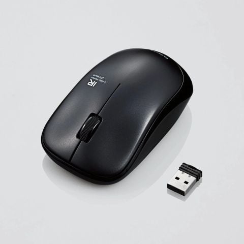  Chuột không dây Wireless Elecom M-IR07DR - Màu Đen | Siêu dễ thương, IR Led 