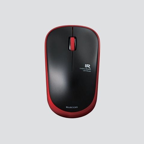  Chuột không dây Wireless Elecom M-IR07DR - Màu Đỏ | Siêu dễ thương, IR Led 