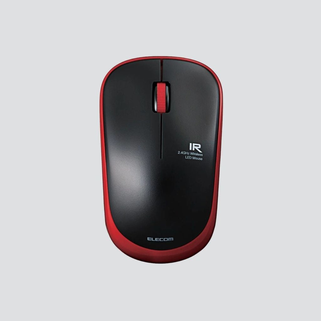 Chuột không dây Wireless Elecom M-IR07DR - Màu Đen | Siêu dễ thương, IR Led