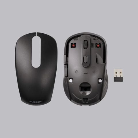  Chuột không dây Bluetooth Elecom Osmod 6 M-MY35MBS - Màu Đen | Blue Led, Pin Li-ion 