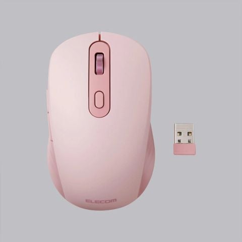  Chuột không dây Bluetooth Elecom Osmod 6 M-MY35MBS - Màu Hồng | Blue Led, Pin Li-ion 