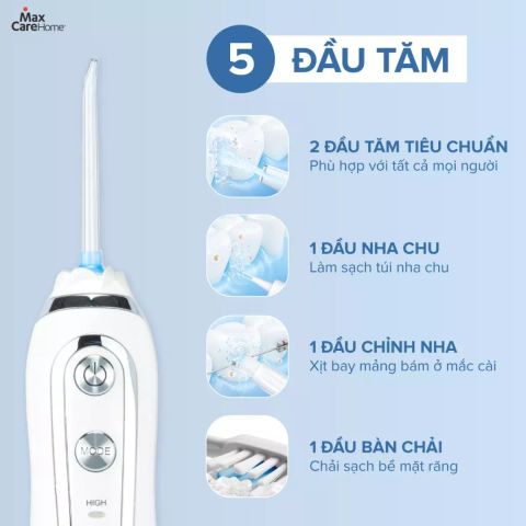  Máy tăm nước cầm tay Maxcare Max456SE 