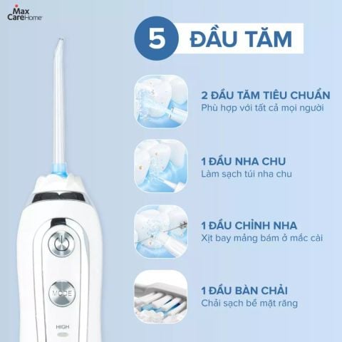  Máy tăm nước cầm tay Maxcare Max456S 