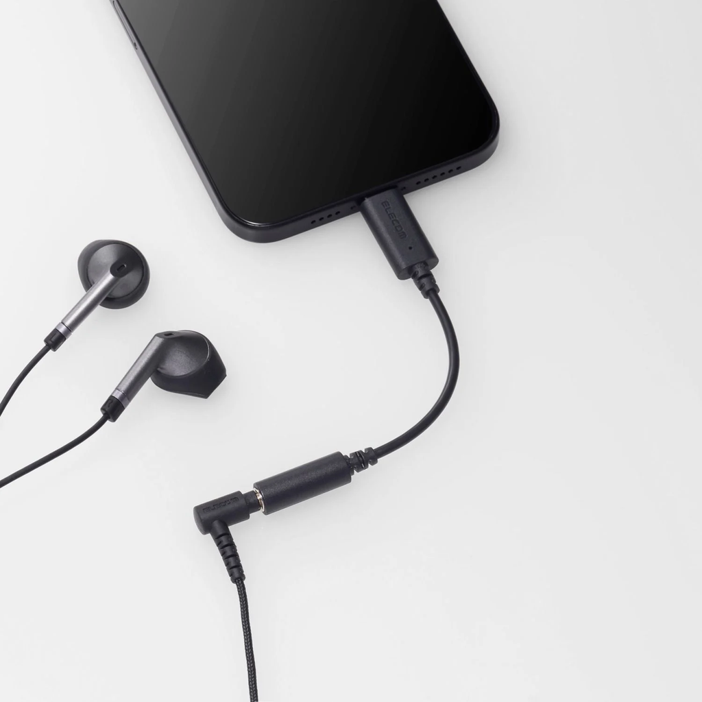 Cổng chuyển đổi Audio Elecom MPA-C35D | Type-C to Jack 3.5mm, Hỗ trợ DAC