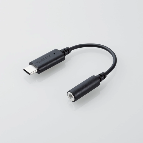  Cổng chuyển đổi Audio Elecom MPA-C35D | Type-C to Jack 3.5mm, Hỗ trợ DAC 