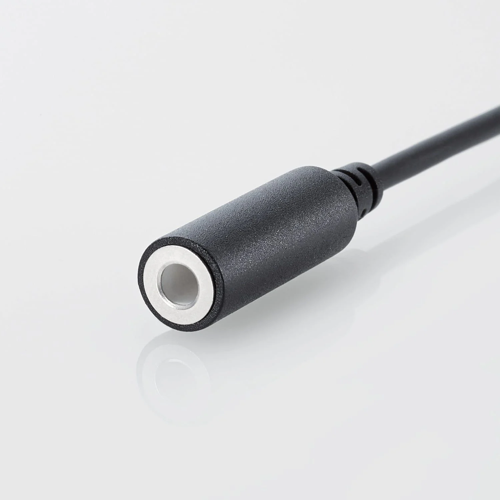 Cổng chuyển đổi Audio Elecom MPA-C35D | Type-C to Jack 3.5mm, Hỗ trợ DAC