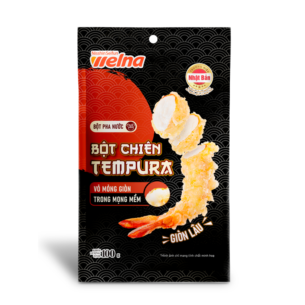 Combo 8 Gói Bột Chiên Nisshin Seifun Welna 100g Nhiều Loại