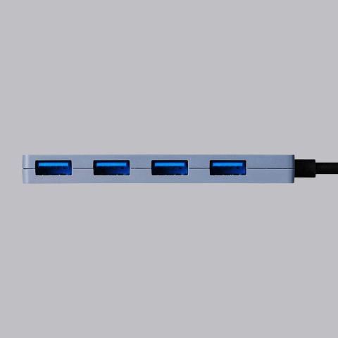  Hub chuyển đổi Elecom U3HC-H040NV | 4 USB-A, USB 3.2 (Gen 1), 15cm 