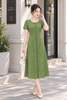 Đầm Linen Suông A Xanh Bi Nhí Tôn Dáng DL757