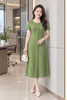 Đầm Linen Suông A Xanh Bi Nhí Tôn Dáng DL757