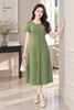 Đầm Linen Suông A Xanh Bi Nhí Tôn Dáng DL757