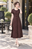 Đầm Linen Suông A Nâu Bi Nhí Tôn Dáng DL756