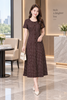 Đầm Linen Suông A Nâu Bi Nhí Tôn Dáng DL756