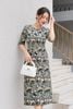 Đầm Suông Tay Lỡ Linen Xịn Xẻ Tà Sang Trong Thanh Lịch DL585