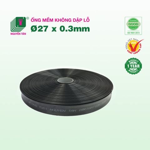 Ống mềm không lỗ Nguyễn Tân Ø27 x 250m (2 cuộn/kiện)