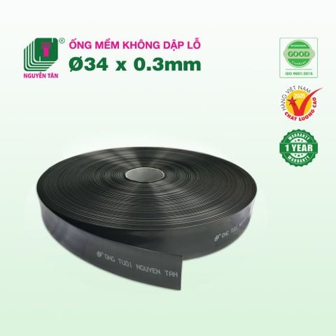 Ống mềm không lỗ Nguyễn Tân Ø34 x 200m (2 cuộn/kiện)