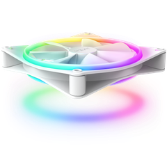 Bộ 2 fan NZXT F140 RGB DUO Twin Pack/ Trắng/ kèm hub